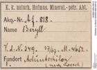 Etiketten zu Beryll (NHMW-MIN-Af818)